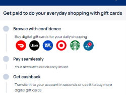 CashBack+ instructions screenshot